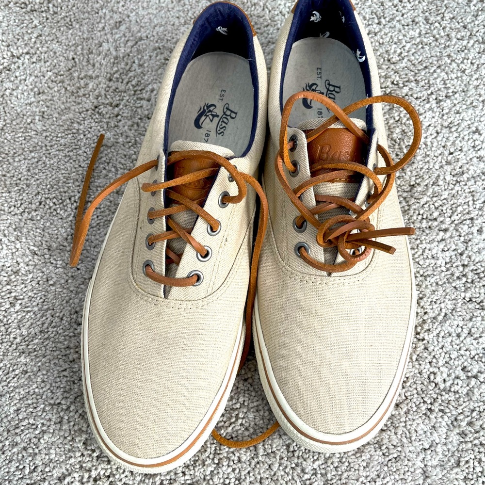 Bass boat shoes, worn once! Excellent condition!